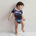 thumbnail image 3 of Kdxio Outer Space Floating Numbers And Letters Pattern Unisex Baby Cotton Short Sleeve Bodysuits-3 Months, 3 of 5