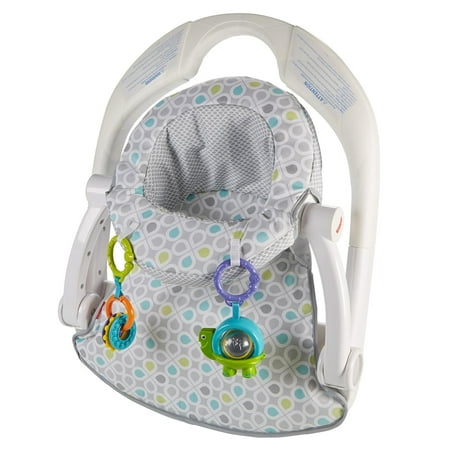 Fisher-Price Supportive Sit-Me-Up Comfy Interactive Floor Seat Infant Mat Toy