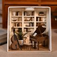 thumbnail image 3 of Casa de muñecas DIY casas de muñecas de madera Kit de Ehuebsd muebles en miniatura juguetes para niños regalos de Navidad tiempo satisfactorio, 3 of 7