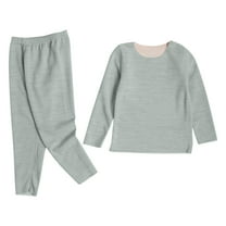 Hpgjzj Thermal Underwear for Kids Toddler Winter Base Layer Long Johns Sets for Girls Boys for Winter