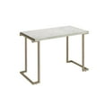 thumbnail image 6 of ACME Boice II Rectangular Faux Marble Top Console Table in Champagne Beige, 6 of 9