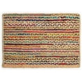thumbnail image 3 of · REDEARTH · Jute Cotton Chindi Area Rug - 2'x3' Rectangular Rug, Handwoven, Non-Shedding, Soft & Durable – Multi Tones for Home Décor in Living Room, Dining Room, Bedroom, 3 of 9