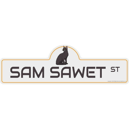 Cat Breed Street Sign Indoor Outdoor Dog Lover Funny Home Decor For Garages Living Rooms Bedroom Offices Signmission Personalized Gift 18