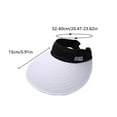 thumbnail image 5 of jiaxiM Sun Visors for Women Wide Brim Visor Packable Hats Adjustable UV Protection Summer Cap for Outdoor Sports, 5 of 8