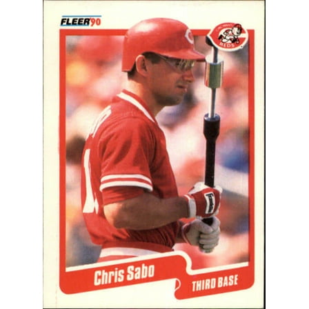1990 Chris Sabo Fleer Baseball Card #433