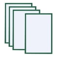 thumbnail image 1 of Soporte de señal magnético Uxcell A3, paquete de 4 marcos de exhibición magnéticos autoadhesivos para refrigerador, verde, 1 of 7