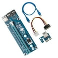 thumbnail image 4 of Guardoinrt PCI -E Riser Board 4 -pin PCI -E 1x to 16x Adapter Card Graphic Card GPU Extender Board with USB Cable, 4 of 6