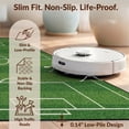 thumbnail image 6 of Design&I 5'x7' Washable Area Rug Soccer Field Print Penalty Detail Arc Border Door Center Goal for Dining Room, Under Table, Home Office, Snag-Free, Skid-Resistant, 6 of 7