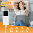 thumbnail image 2 of 30x60cm Electric Heating Pad Hot Heated Pad for Back Legs Hands Warmer Rapid Temperature Rise Heated Pad US Plug,1 x Electric Heating Pad, 2 of 7