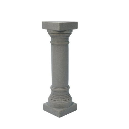 Emsco Group 2301-1 Greek Column Pedestal Outdoor Statuary, Granite