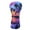 Purple Sunset Coconut Tree, variant on Yuyamidu Purple Sunset Golf Club Head Covers Coconut Tree Driver Fairway Wood Hybrid Golf Head Cover Waterproof Golf Headcovers for Men Women