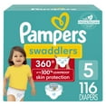 thumbnail image 1 of Pañales Pampers Swaddlers 360, talla 5, 116 unidades, un mes, 1 of 7