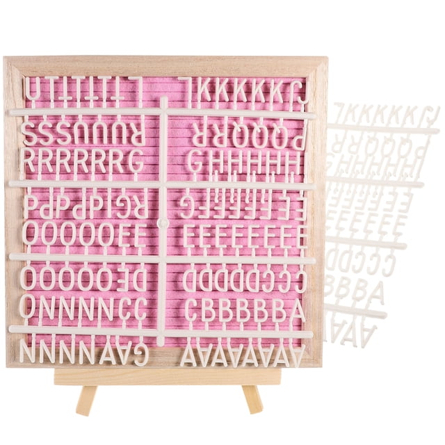 1 Set of Felt Letter Board with Letters Wood Frame Letter Board for Baby Shower Wedding