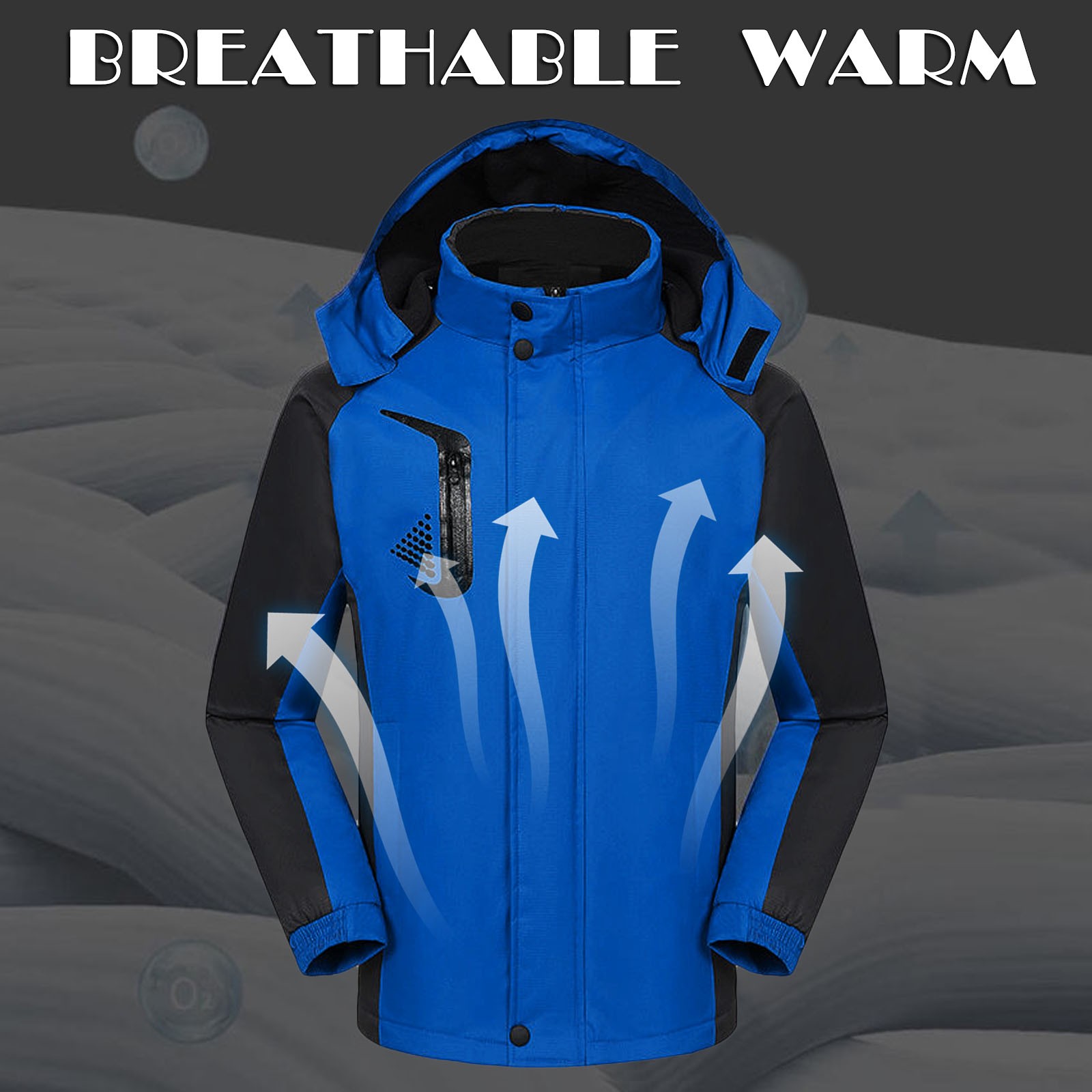 Coat Waterproof Ski Jacket Warm Winter Snow Mountain Windbreaker Hooded