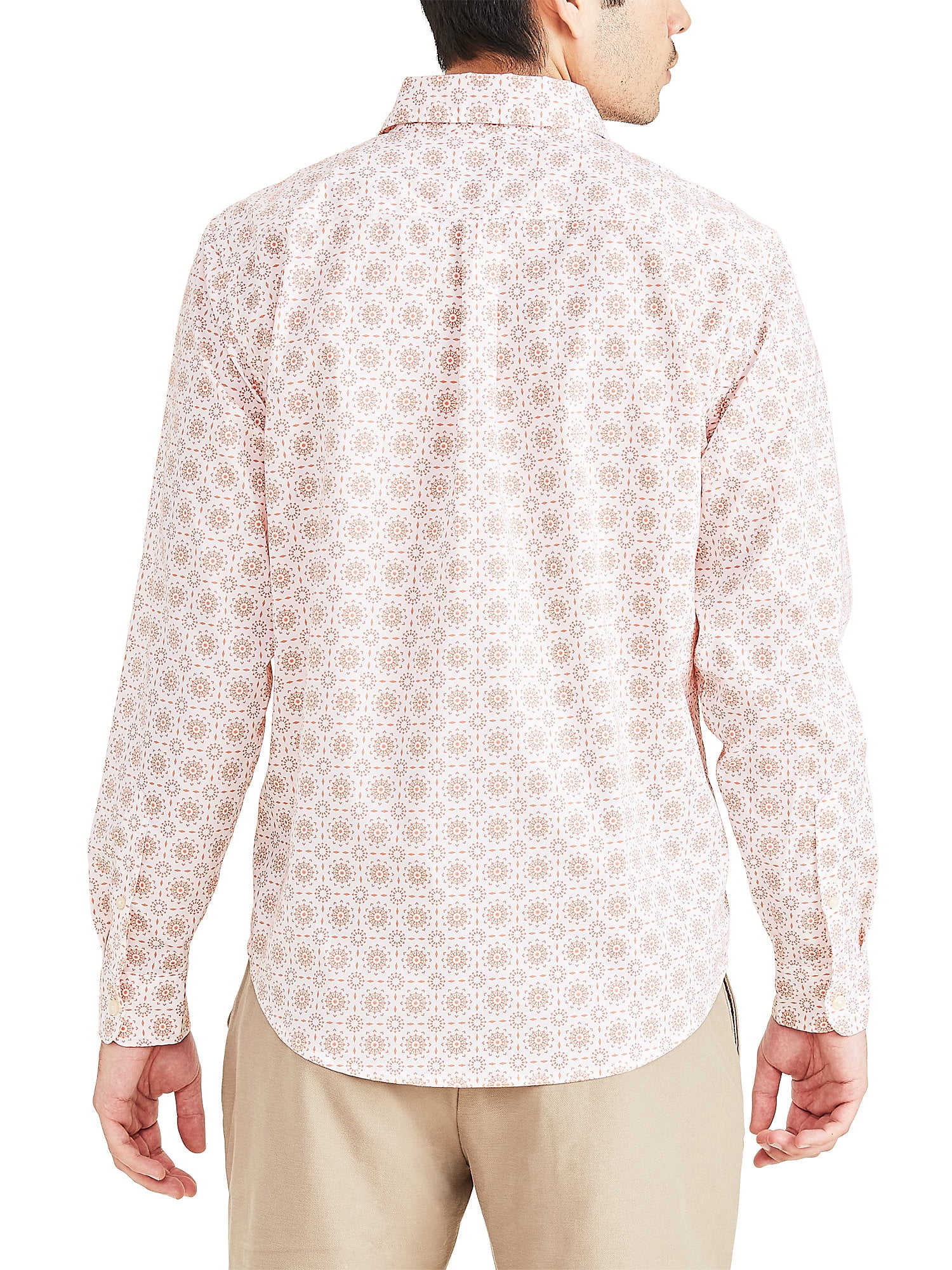 Dockers Men's Comfort Flex Button-Down Shirt with Long Sleeves, Size S-2XL