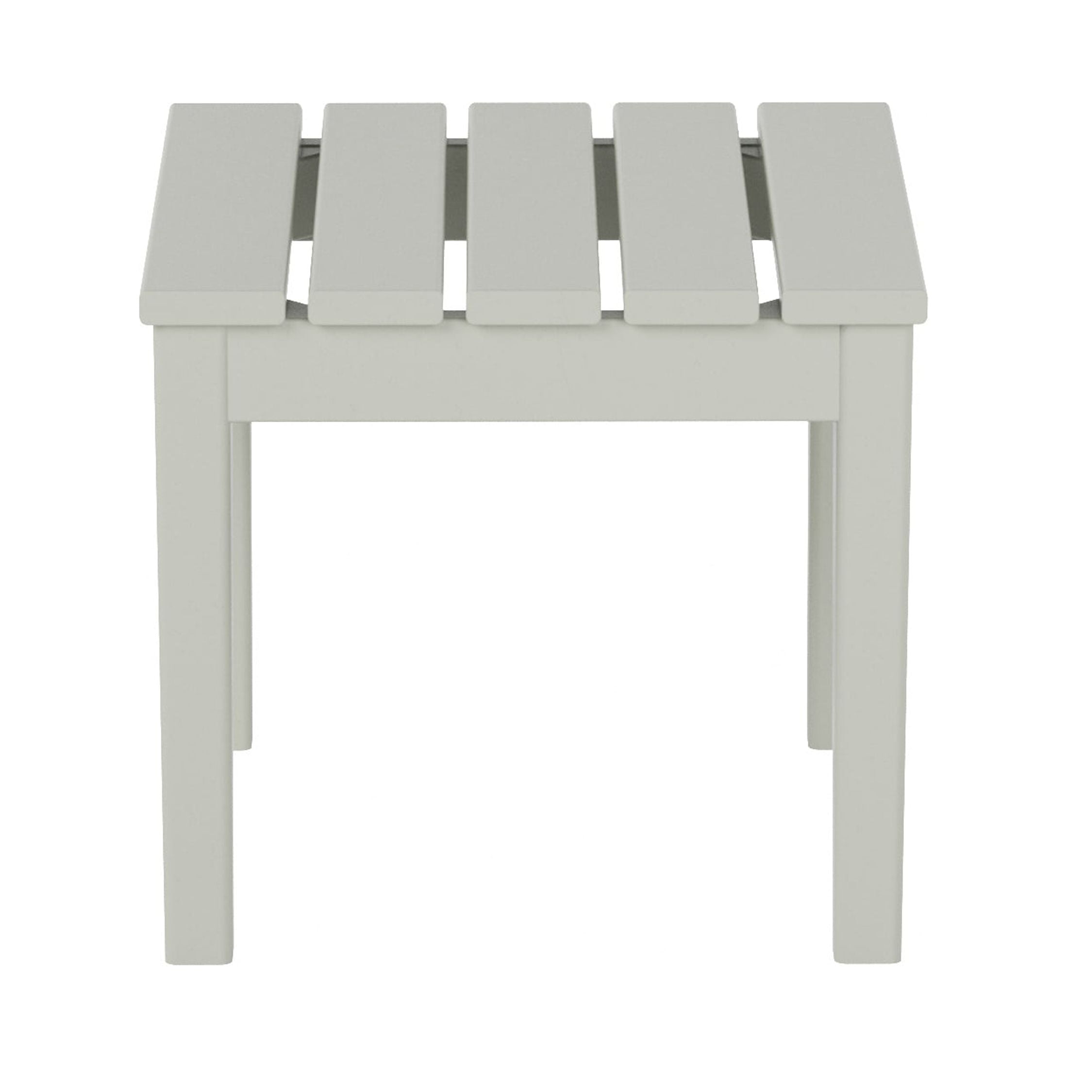 WestinTrends Ashore Oversized Outdoor Side Table, 18 Inch All Weather Poly Lumber Adirondack Patio Side Table Square End Table, Sand