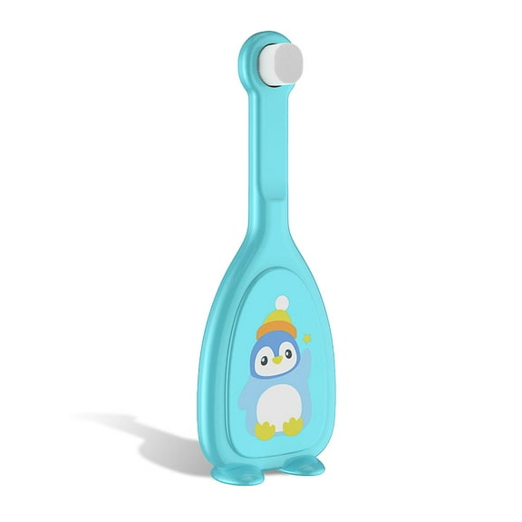 Wosthever Cepillo de de silicona de mano en forma de U, boquilla para niños enteros, de doble cara, suministros de viaje de limpieza Suministros de limpieza para el hogar Verde