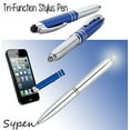 thumbnail image 4 of SyPen Stylus Pen for Touchscreen Devices, Tablets, iPads, iPhones, Multi-Function Capacitive Pen With LED Flashlight, Ballpoint Ink Pen, 3-In-1 Metal Pen, Multi,6PK, 4 of 8