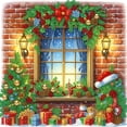 thumbnail image 1 of Kit 5D DIY Con Forma Especial Parcial para Ventana Navidad 40x40cm, 1 of 9