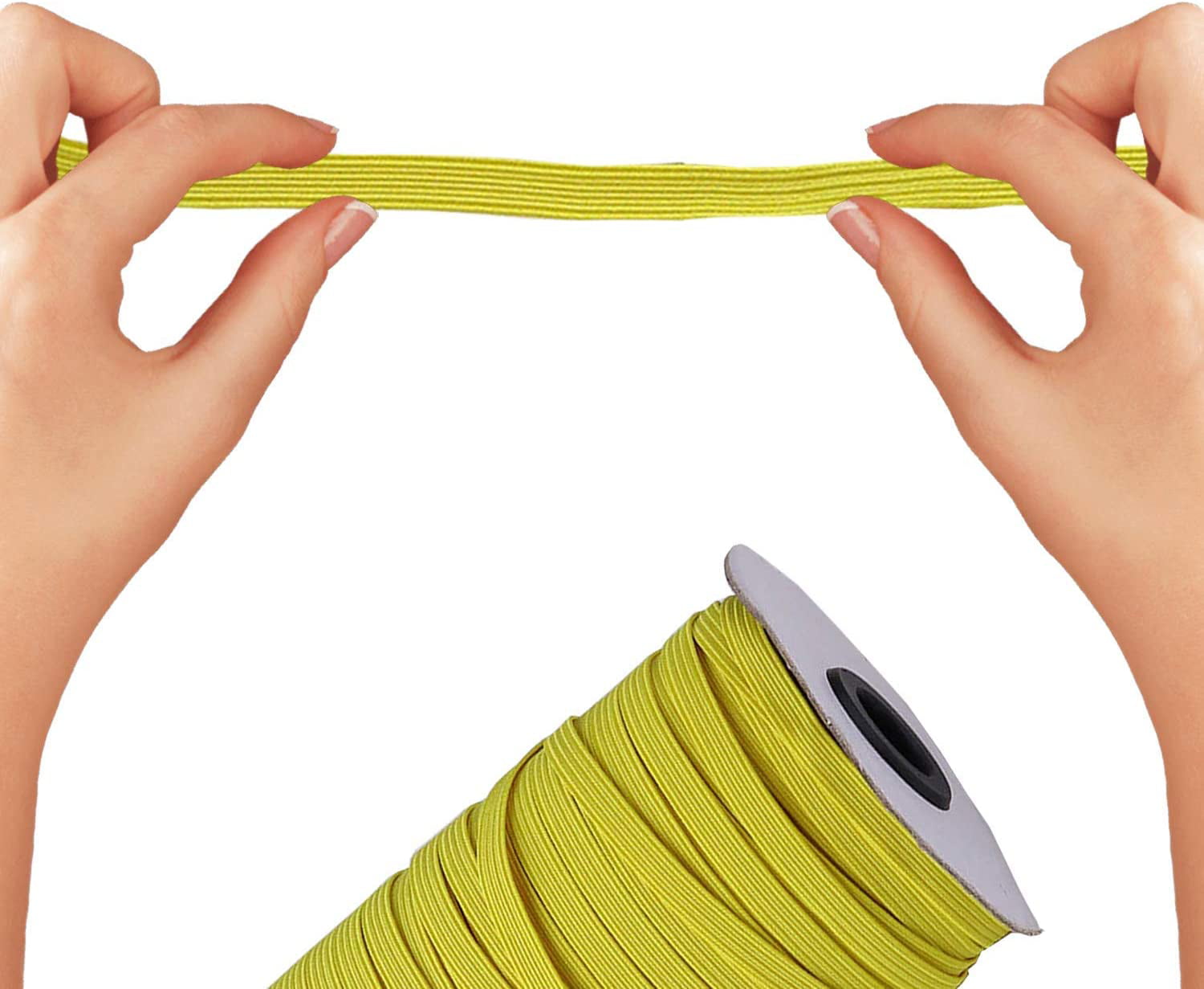 5mm Strong Rope Cord Yellow Round Crochet Tying Trimmings Chunky Yarn  Travel UK