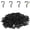 100PCS-Black-0.5 in, variant on 1/2 Inch Small Screw Hooks, Mini Metal Twist in Hooks, Black, 100 Pcs
