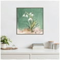 thumbnail image 3 of Amanti Art Soft Floral Dewdrops Framed Canvas Wall Art Print, 3 of 6