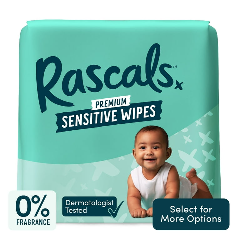 Rascals Sensitive Baby Wipes Fragrance Free 216 Count - Walmart.com