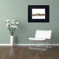 thumbnail image 3 of Trademark Fine Art 'Madison Wisconsin Skyline' Canvas Art by Michael Tompsett, Black Matte, Black Frame, 3 of 4