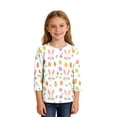 thumbnail image 4 of GNFQXSS Kids Easter Egg Graphic Long Sleeve Crew Neck Pullover Relaxed Soft Breathable Comfortable Casual Easter School Outdoor Wear Multicolor 11 Years, 4 of 9