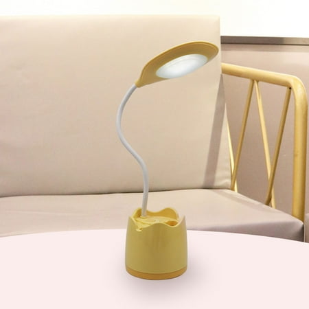 

Kripyery USB Charge Notch Design Pen Holder Storage Box Makeup LED Light Reading Lamp
