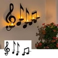 thumbnail image 4 of Candle Rack Decorative Wall Musical Note Candle Cup Storage Holder Home Decor, 4 of 7