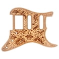 thumbnail image 2 of Golpeador De Guitarra, Antiarañazos, Madera De Arce, Fácil Instalación, Patrón De Flores Talladas, Golpeador De Guitarra Eléctrica De Moda, Multifuncional Para Grabación De, 2 of 7