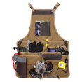 thumbnail image 2 of Delantal de lona resistente con bolsillos para herramientas para hombre, 2 of 4