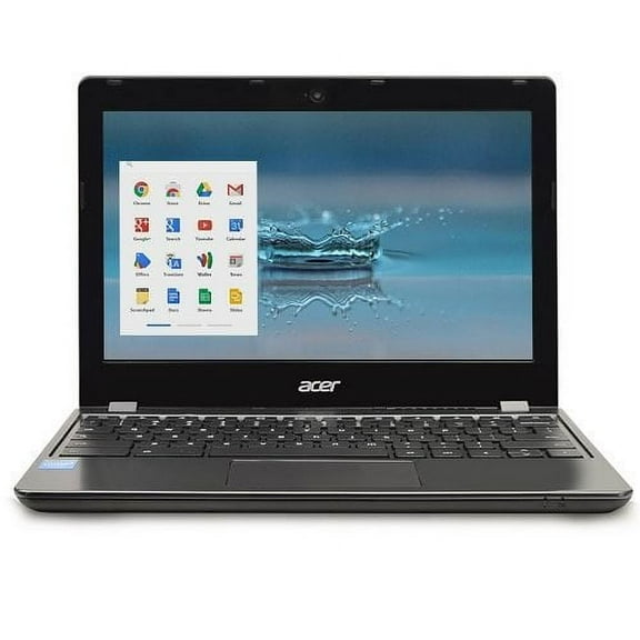 Acer C740-C4PE Celeron 3205U Dual-Core 1.5GHz 4GB 16GB SSD 11.6" LED Chromebook Chrome OS w/Cam & BT (Gray)