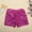 Hot Pink, variant on Toddler Kids Baby Girls Boys Sparkly Sequins Elastic Waist Birthday Shorts Pants Party Shorts Polyester Soft Comfortable Breathable