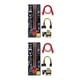 thumbnail image 1 of Methold Placa Exender PCI-E 1x a 6x, tarjeta USB 3,0, adaptador de placa base de ordenador portátil con indicador LED, equipo eléctrico Ranura roja + cable rojo 2piezas, 1 of 6