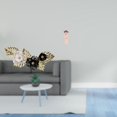 thumbnail image 2 of Arte de pared con hojas nórdicas y estatua de resina de niña, escultura decorativa para comedor, dormitorio, oficina, regalo para casa, hotel, vacacio, 2 of 8