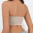 thumbnail image 4 of Women's Sexy Traceless Large Anti Drop Off One Shoulder Wrapped Chest Wrapped Up Bra, 4 of 9