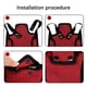 thumbnail image 4 of Silla de montar para gallinas Protección | Delantal de lona duradero con broches de correa de metal ajustables | Se adapta a razas pequeñas a extra grandes | Previene lesiones, promueve el, 4 of 8
