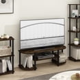 thumbnail image 3 of Centro de entretenimiento televisivo Furinno Turn-Tube Wide Amber Pine, 3 of 6