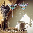 thumbnail image 1 of Cuadros Decorativos 2 piezas Crystal Light Catcher Diamond Painting Bee Decoración colgante (GSKY2015) Tmvgtek embutido en tela, 1 of 8
