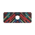 thumbnail image 7 of Yayeee Faucet Mat for Kitchen Sink 14.7" Diatomite Long Splash Guard Pad, Blue Abstract Lines, 7 of 7