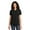 Jet Black, variant on Port & Company Women's Core Blend Pique Polo. LKP155