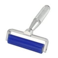 thumbnail image 2 of Silicone Manual Roller Cleaner Tool Laminated Static Lint Remover with Metal Handle Blue 6in, 2 of 22
