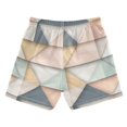 thumbnail image 7 of FORMRS Boys Swim Trunks Quick Dry Mesh Liner Boardshorts Sizes XS-XL, Pink Geometric, 7 of 7