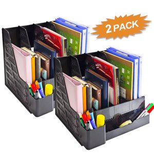 AGCAN 2-Pack 4-Tier Desk Organizer with File Holder