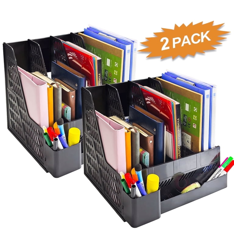AGCAN 2-Pack 4-Tier Desk Organizer with File Holder photo 1