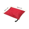 thumbnail image 2 of Mojado Seco Bolsas con Manija Cremallera Bolsillos 32 x 24 Pulgadas Impermeable Reutilizable Tela Oxford Tela Lavandería Bolsa para Mojada Ropa, Rojo, 2 of 6