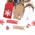 thumbnail image 2 of Etiquetas de papel de la serie de Navidad, 50 piezas, Feliz Navidad, manualidades, etiquetas colgantes, suministros para envolver regalos, accesorios para regalos de navidad, 2 of 4