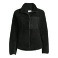 thumbnail image 5 of Time and Tru Women's and Women's Plus Full-Zip Faux Sherpa Jacket, 5 of 5